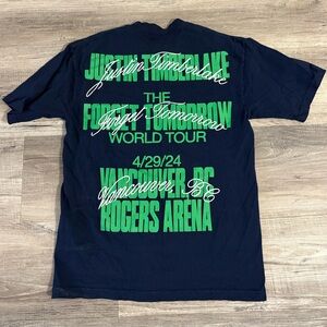 justin timberlake vancouver tour tshirt